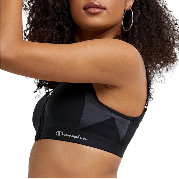 Champion Women’s👱🏽‍♀️MotionControl Zip High-impact Wirefree Sports Bra Sz 36DD - Picture 3 of 11